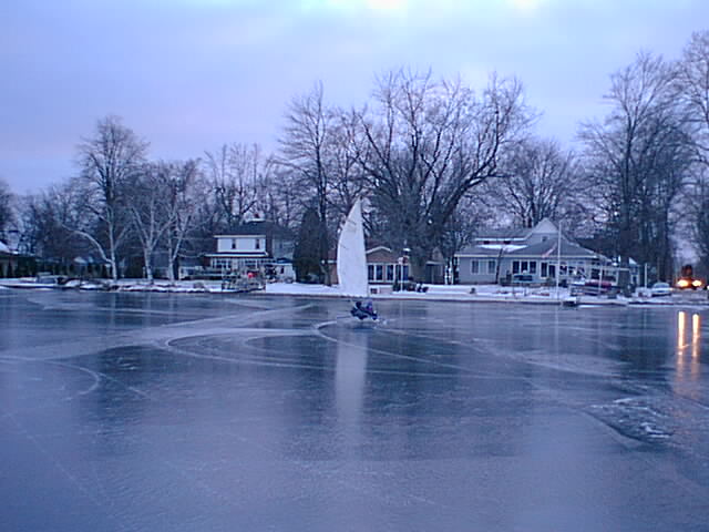 Ice returned to Syracuse Lake, IN