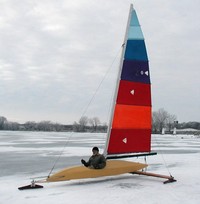 Test sail on Christina