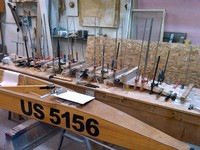 Never too many clamps - plank building edition...