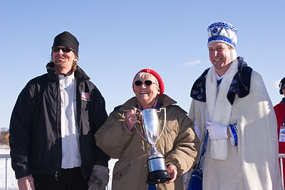 The Johnson Cup, JD,,  Marion "Mother" Johnson & some other guy