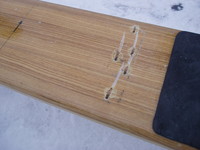 Plank stud failure was perfect after hitting a seam in ice at full speed.